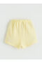 Giyçık Store Yellow Crew Neck Girls' Blouse and Shorts 2-Piece Set - 7