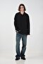 Textured Black Muslin Shirt - 2