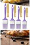 4-Piece Silicone Egg and Dough Brush Set - Heat-Resistant Kitchen Brush Suitable for Food Contact - 4