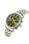 Gold-Silver Steel Cord Men's Wristwatch Pwg1204.270