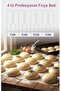 4-Piece Silicone Egg and Dough Brush Set - Heat-Resistant Kitchen Brush Suitable for Food Contact - 3