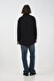 Textured Black Muslin Shirt - 3