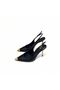 Genuine Leather Steel Toe Steel Heel 9 cm Heeled Women's Stiletto Shoes