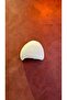 Beton Textured Lightweight Fiberglass Modern New Wall Sconce – Electrically Connected – White - 27 cm - 5
