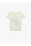 Cotton Short Sleeve Crew Neck Printed T-Shirt