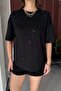 Women's Soft-Textured Silvery Basic T-Shirt - 4