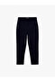 Regular Fit Pocket Detail Normal Waist Straight Leg Fabric Trousers - 2