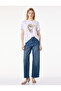 Short Sleeve Crew Neck Varak Printed Floral T-Shirt