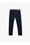Cotton Regular Waist Slim Fit Jean Pants - Brad Jean - 8