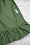 Elegant Ruffle Water-Repellent Green m Tablecloth – P Cotton Blend 162X228 cm - 2
