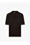 Regular Fit Viscose Polo Neck Short Sleeve Knitwear T-Shirt - 3
