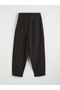 Lcw Vision Brown Loose Fit Striped Women's Pleated Fabric Trousers - 2