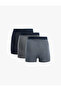 Cotton Patterned 3-Piece Boxer Set - 2