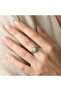 Amazonite Stone Steel Ring - 2