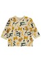 Animals Printed Bodysuits - Beige - 2