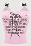 Bow Collar Ek Lace Detail Tie-Detail Pink Printed Y2K Strap Cropped - 2