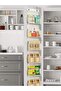 Behind-The-Door Organizer 6-Compartment Hanging Cabinet Organizer Multi-Purpose Behind-The-Door Shelf White - 2