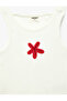 Embroidery Detailed Crew Neck Ribbed Knit Athlete - 6