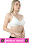 # Breastfeeding Bra with Clips, Cotton Pieces, Maternity and Postpartum, Stitch-Free Non-wired Non-Supportive Breastfeeding Bras, Set of 2 - 3