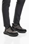 Smoked Rubber Laced Men's Casual Shoes