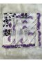 Mekik Embroidered Scarf Writing Yemeni Tulle Bent - 3