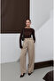 High Waist Wide Leg Palazzo Pants Stone - 2