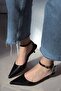 Palm Pointed Toe Short Kitten Heel Women's Shoes - 6