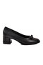 Black Bow Women's Heeled Shoes - 2
