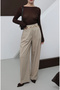 High Waist Wide Leg Palazzo Pants Stone - 7