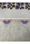 Mekik Embroidered Scarf Writing Yemeni Tulle Bent - 4