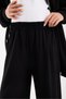 73037- Tie-Detail Turtleneck Stretchy Combed Cotton Maternity Clothing Set - 4