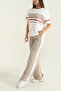 Women's Ara Paneled Modal Fabric Short Sleeve Tracksuit Set