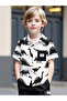 Boys Dinosaur Print Shirt and Cargo Shorts Set - 4