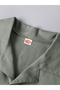 Boys Khaki Linen-Look Shirt and Trousers Set - 3