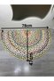Colorful Knitted Patterned Half Moon Door Mat |   For Doorway, Balcony and Entrance - 3