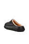 Black Polyurethane Women's House Slippers - 4