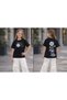 Girl's daisy back print detail t-shirt new season - black - 13 years - 3
