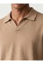 Vizyon New Season Polo Neck Short Sleeve Men's Knitwear Sweater - 3