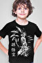 Goku Silhouette Short Sleeve Black Boy's T-Shirt