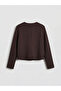 Özmarka New Season Brown Crew Neck Women's Jacket - 5