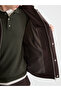Ozmarka New Season Shirt Collar Suede Look Men's Jacket - 6