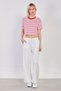 Women's Elastic Waist Wide-Leg Pants - Ecru