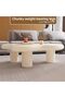Modern Irregular Coffee Table Beige - 3