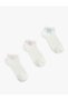 Cotton Piece Bowknot Printed 3-Piece Sock Set - 2