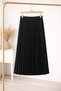 Ensasde Women's Elastic Waist Pleated-Casual Nora Skirt - 6