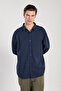 Men's Regular Fit Shirt - Navy Blue