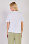 Woman's oil painting Floral Print Oversized t-shirt - white - 5
