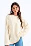 Women's Relax Cream Fit Comfortable Cut 100% Cotton Long Sleeve Crew Neck Basic T-Shirt - 2
