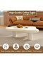 Modern Irregular Coffee Table Beige - 6