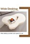 Modern Irregular Coffee Table Beige - 5